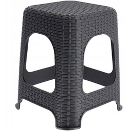 Taboret kuchenny Habol 45 x 26 cm, antracyt