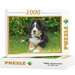 Puzzle Pies Psy Psiaki 1000el Pudełko +dowolny Tekst