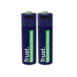 Trust Baterie akumulatory AA USB-C 2 sztuki