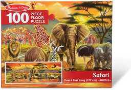 Puzzle podłogowe Safari 100 el. Melissa & Doug