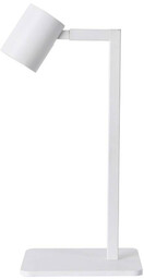 Lampa biurkowa Snow, biała, 1x50W GU10