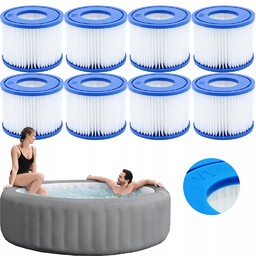 8x Filtr do pompy basenu Jacuzzi Lay