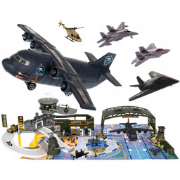 Żołnierzyki Figurki Baza Wojskowa Lotnisko Samolot Dla Chłopca