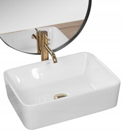REA-U0669 Umywalka blatowa Anita 48 "N" 485x375x135 mm