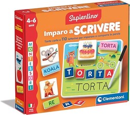Clementoni Sapientino Nauka alfabetu i tablic ścieralnych, nauka