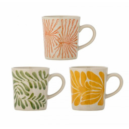 Bloomingville FAUNI Kubek 200 ml - Zestaw 3