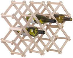 ČistéDřevo Stojak drewniany na wino