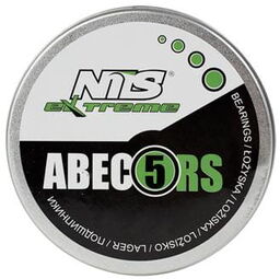 ŁOŻYSKA (8szt.) OPAK. METAL ABEC-5 RS ZIELONY CARBON