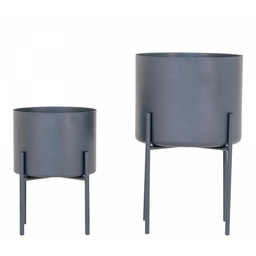 House Nordic PAVIA Metalowe Osłonki na Doniczki 2