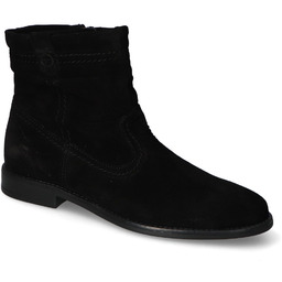 Botki Tamaris 1-25305-45/001 Czarne zamsz