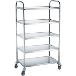 Wózek kelnerski stalowy 5-półkowy - Hendi 810125