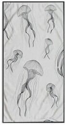 DecoKing Ręcznik plażowy Jellyfish, 90 x 180 cm