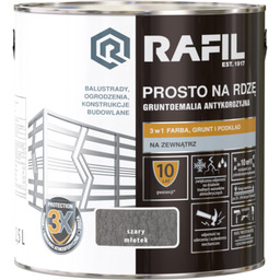 Gruntoemalia PROSTO Na Rdzę Młotkowy Szary 2,5 l