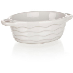 Banquet Forma owalna do zapiekania CULINARIA White