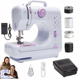 Domowa Maszyna Do Szycia 12 ściegów Z Pedałem