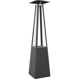 Grzejnik zewnętrzny Umbrella stal czarna 12 KW zestaw