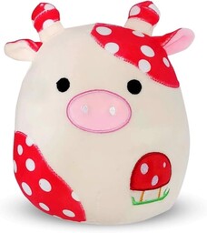Pluszak maskotka zabawka krowa z grzybami 20cm