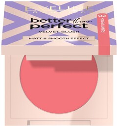 EVELINE Better Than Perfect Velvet Blush róż prasowany
