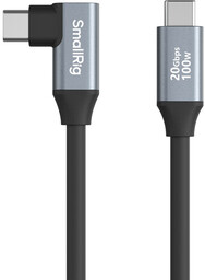 SmallRig 4791 - kabel USB-C-prosty do USB-C-kątowy, 60cm,