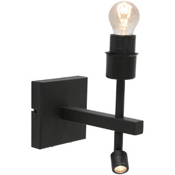 Steinhauer Kinkiet Stang, lampka do czytania LED, czarna/naturalna