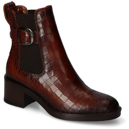 Botki Tamaris 1-25307-45/395 Koniak kroko