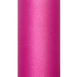 Tiul gładki fuksja - 30 cm x 9