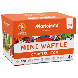 Klocki konstrukcyjne Mini Waffle Konstruktor 500 elementów Marioinex