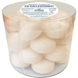 Zestaw 28 świec pływających średnica 5 cm 5,5