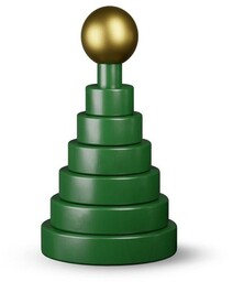Kay Bojesen CHRISTMAS Drewniana Dekoracja - Choinka Świąteczna