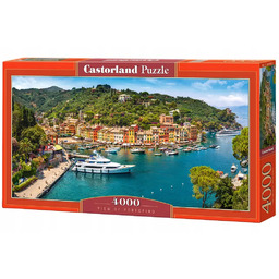 Puzzle 4000 elementów. Widok na Portofino. Castorland
