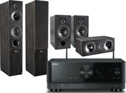 Yamaha RX-V4A (czarny) + Tesi 561 (czarny) +