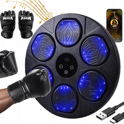 Boxing Maszyna Bokserska Muzyczna Bluetooth Treningowy Boks Rhythm