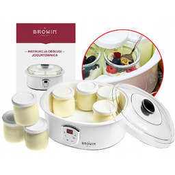 Jogurtownica ze słoikami domowy zdrowy jogurt ,serek, kefir