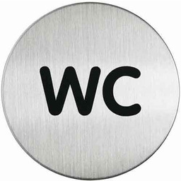 Oznaczenie toalety Durable PICTO WC Ø 83 mm,