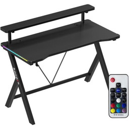 HUZARO Biurko gamingowe Hero 1.9 RGB Czarny