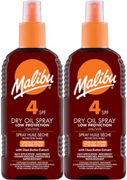 Malibu Dry Oil Spray SPF4 Olejek Brązujący