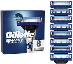 Głowice Gillette Mach3 Turbo, 8 szt.