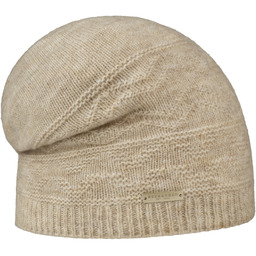Czapka Beanie Mavilla Headsock by Seeberger, jasnobeżowy, One