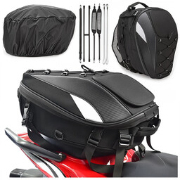Plecak torba motocyklowa wodoodporna 40L 5w1 kufer, podsiodłowa,