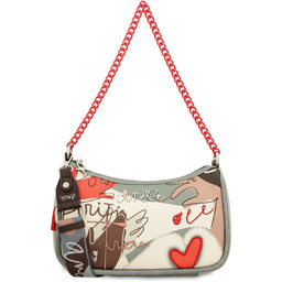 Anekke Czerwono-Szara Torebka Damska Edycja Limitowana