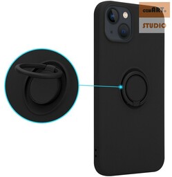 Etui Silicon Ring do Iphone X/XS czarny