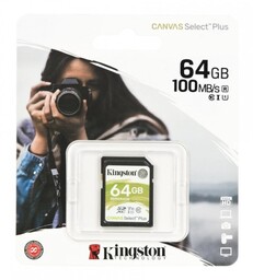 Kingston Karta pamięci Canvas Select Plus SDS2/64GB (64GB;