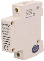 ORNO DZWONEK PRZEWODOWY NA SZYNE DIN-1 MODUŁ OR-DP-SB-133