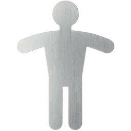 Oznaczenie toalety męskiej Durable PICTO 90 120 mm,