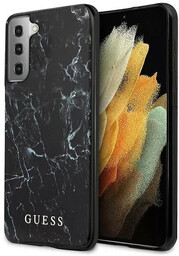 Guess GUHCS21MPCUMABK S21+ G996 czarny/black hardcase Marble