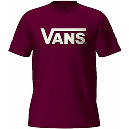 Vans Mężczyźni Koszulka, Bordowy/Biały, S
