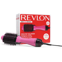 REVLON RVDR5222 PINK Suszarko-lokówka do włosów, owalna szczotka,