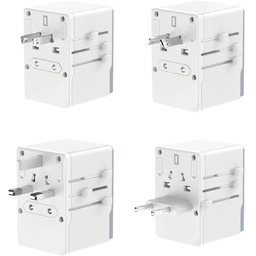 Adapter Podróżny Dudao A65Pro 65W 4xUSB EU UK