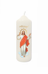 Świeca na Wielkanoc - Jezus Zmartwychwstały