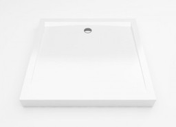 Brodzik kwadratowy Excellent 100x100 Forma kompaktowy biały BREX.FOR10WHC